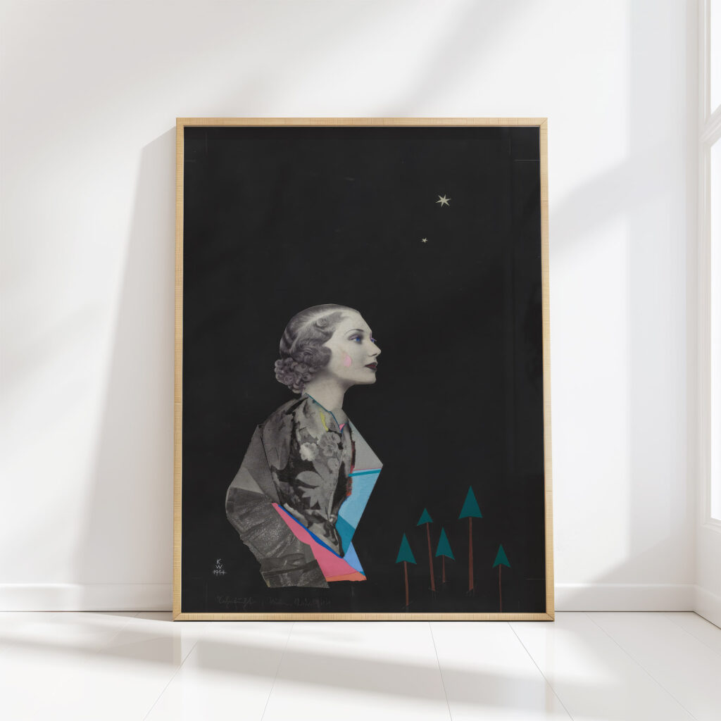 longing collage 1944 karl wiener high quality print