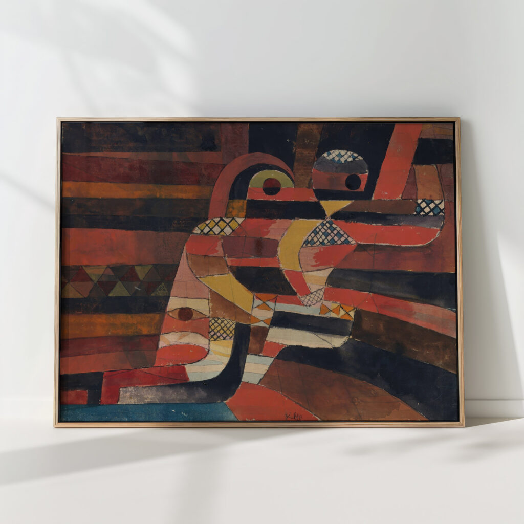 lovers 1920 paul klee high quality print