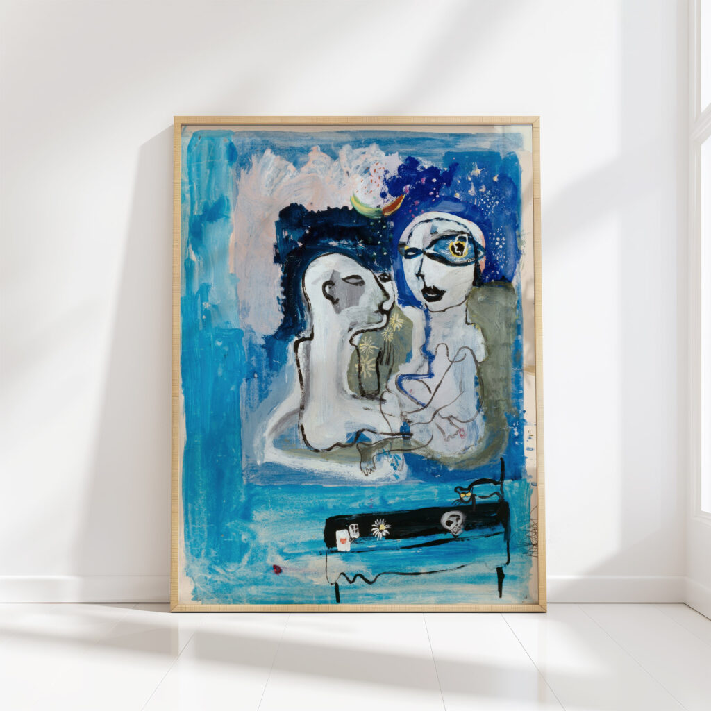 lovers 1933 walter kurt wiemken high quality print