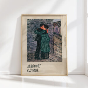 lovers around 1923 karl wiener high quality print
