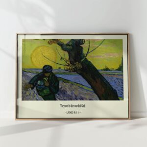luke 811 bible verse christian print