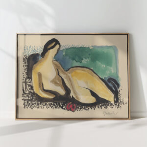 lying nude 1934 1935 mikulas galanda high quality print