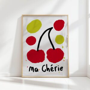ma cherie cherry print