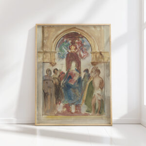 madonna and child and saints between 1895 and 1915 john singer sargent high quality print