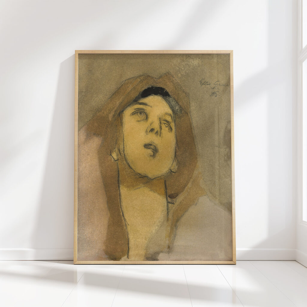 madonna immaculata after el greco helene schjerfbeck high quality print