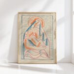 madonna with a child on her lap 1930 1935 mikulas galanda high quality print