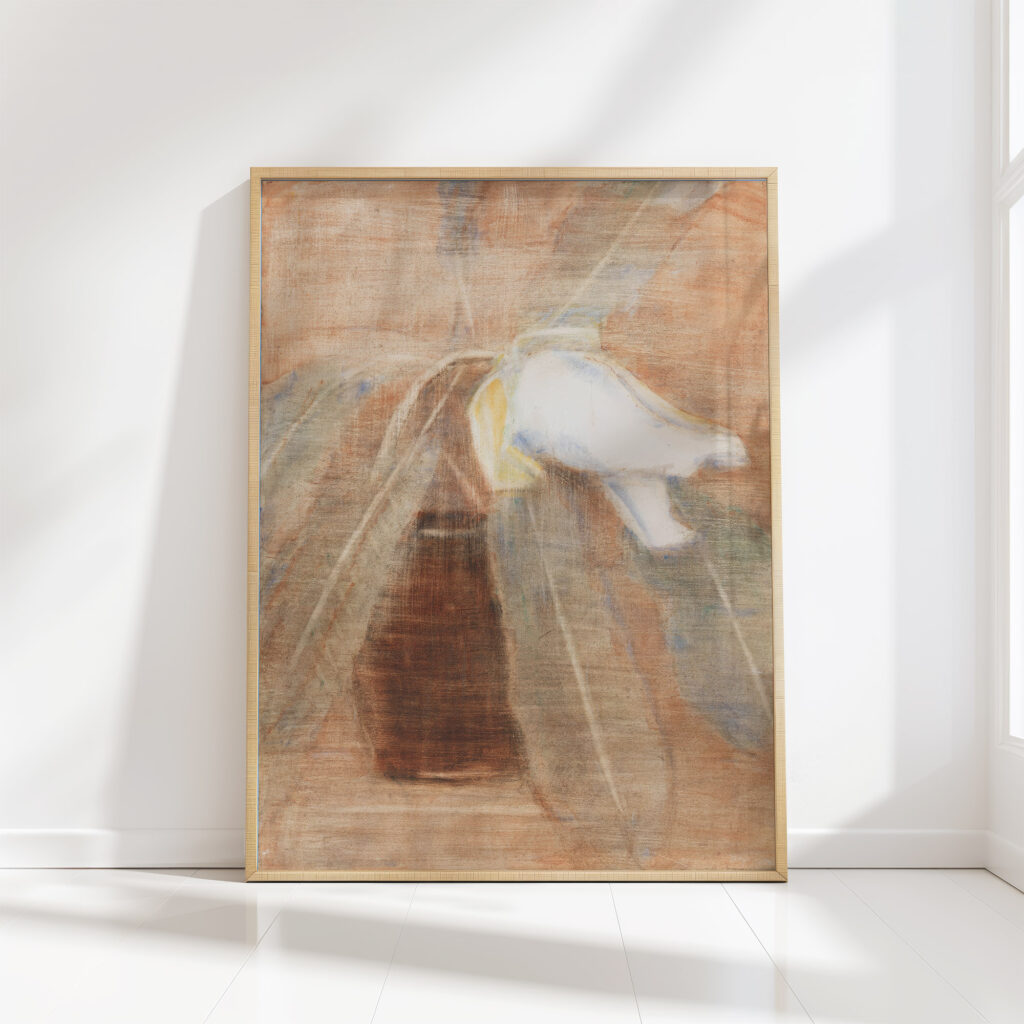 magnolia bud in jug 1930 christian rohlfs high quality print