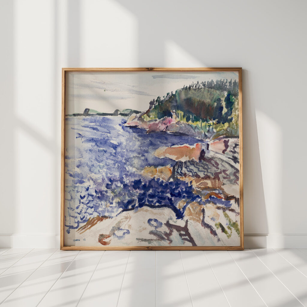 maine coast 1914 john marin high quality print