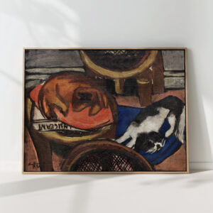 majong and chilly dogs 1930 max beckmann high quality print
