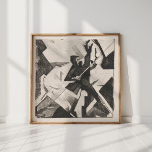 man and horse 1921 reijer stolk high quality print