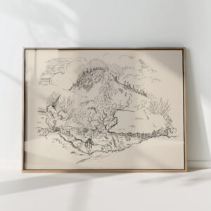 man behind the village 1935 arnold peter weisz kubincan high quality print