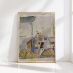 market in tunis ii 1914 august macke high quality print