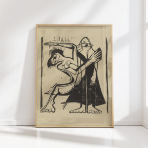 mask dance 1928 ernst ludwig kirchner high quality print