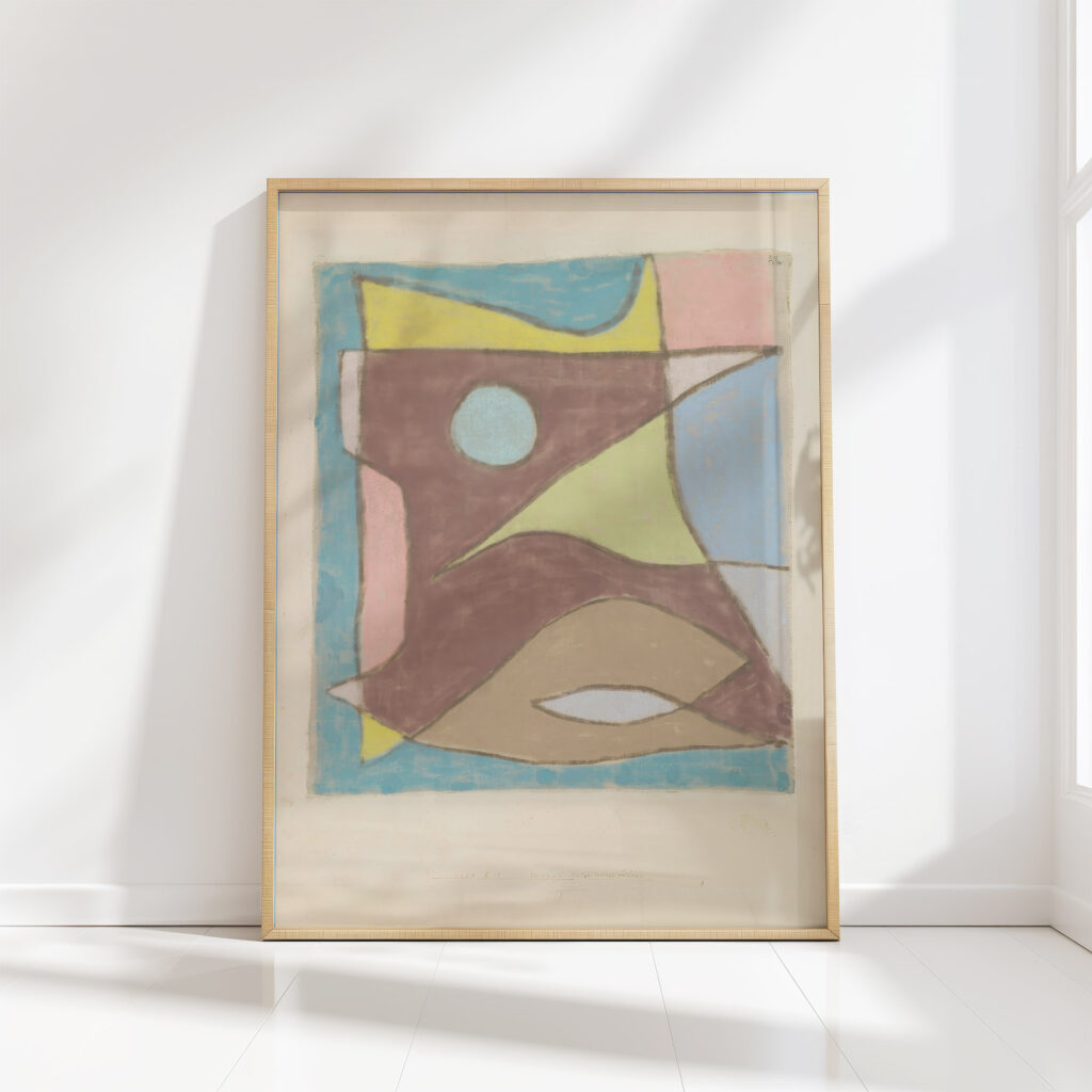 mask underwater guide 1934 paul klee high quality print