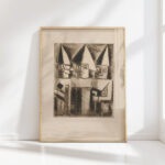 masks 1930 1931 tadeusz makowski high quality print