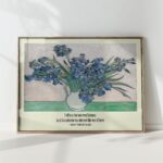 matthew 628 bible verse floral christian print