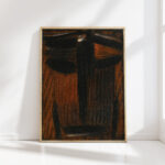 meditation black orange glowing 1936 alexej von jawlensky high quality print