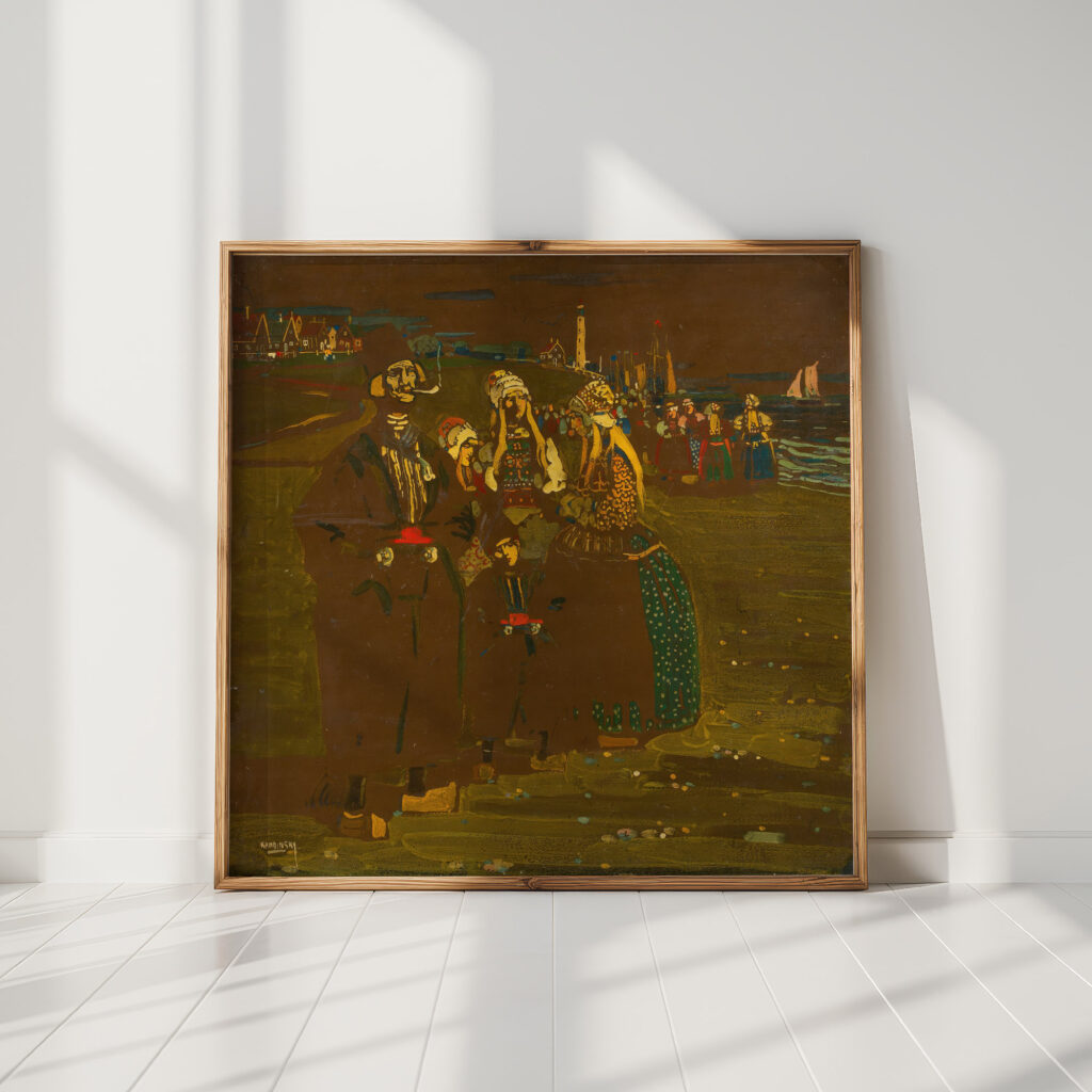memories of holland in anticipation of returning ships 1904 wassily kandinsky high quality print
