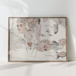 men and women heads 1895 carel adolph lion cachet high quality print