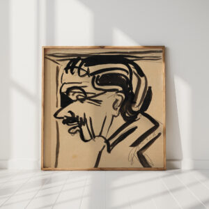 men portrait 1910 ernst ludwig kirchner high quality print