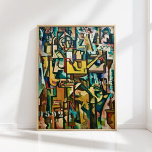 metallic vibrations mechanical geometric splendor c1915 1916 amadeo de souza cardoso high quality print