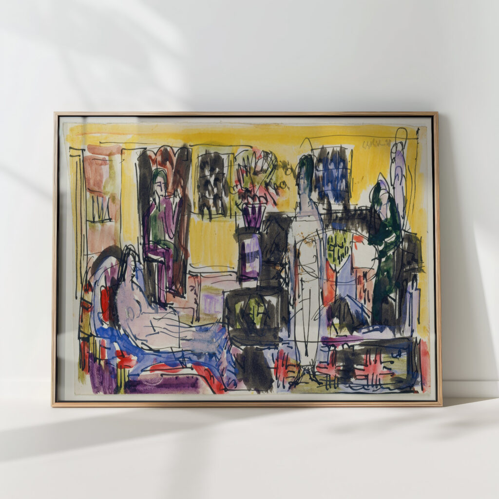 modern boheme ca 1924 ernst ludwig kirchner high quality print