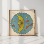 moon and stars lantern design ca 1880 unknown high quality print