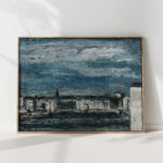 moonlight on the mur river in graz 1928 wilhelm thony high quality print