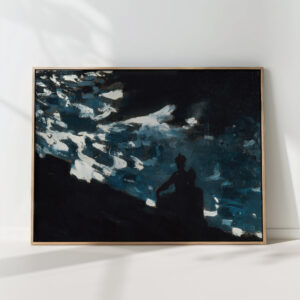 moonlight on the water circa 1906 winslow homer high quality print