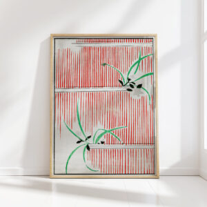 morning glory illustration watanabe seitei high quality print