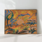 morning in the countryside 1918 franz wilhelm seiwert high quality print