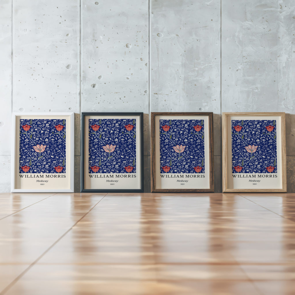 morris 0002 3x4 framed posters mockup