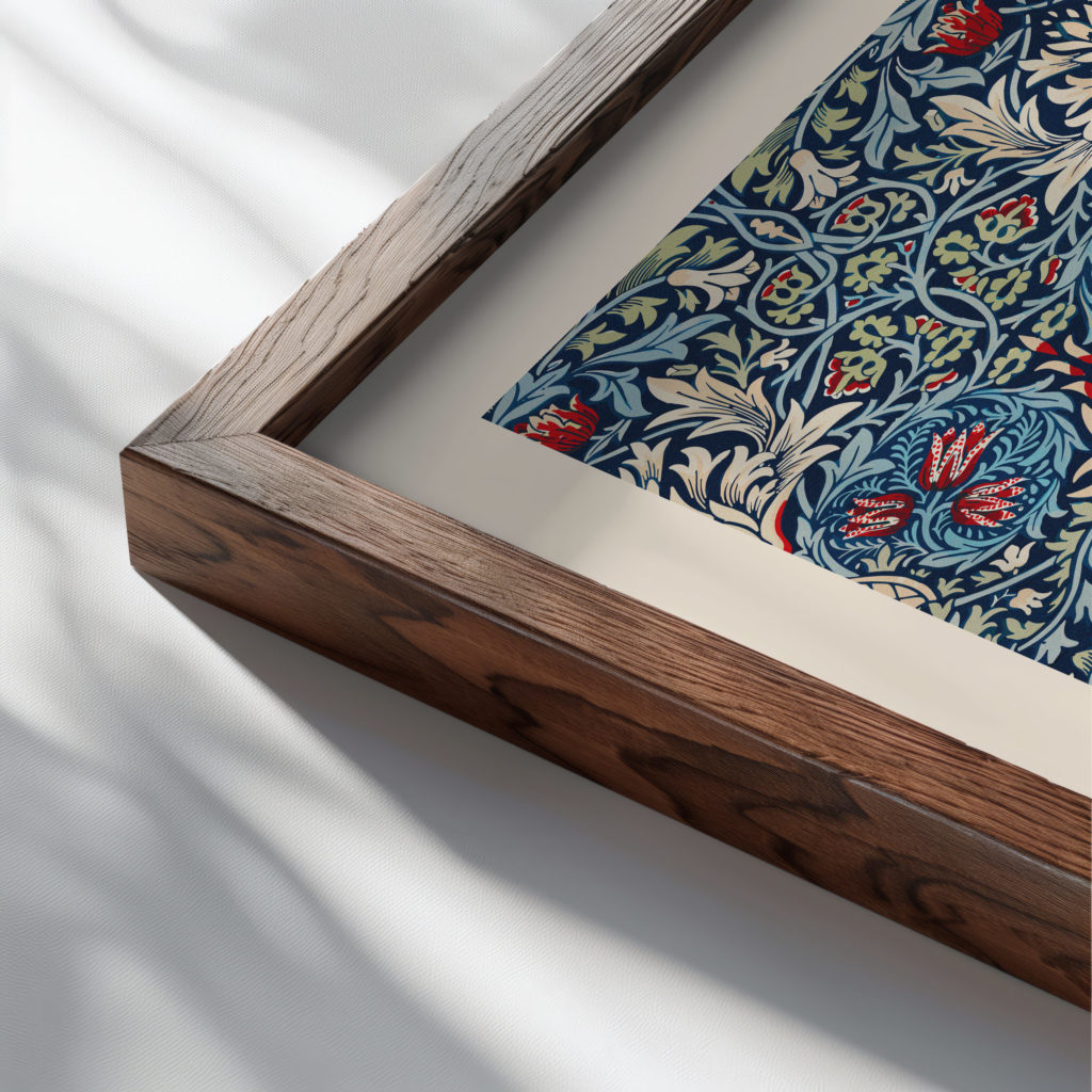 morris 0014 3x4 close up dark wood mockup