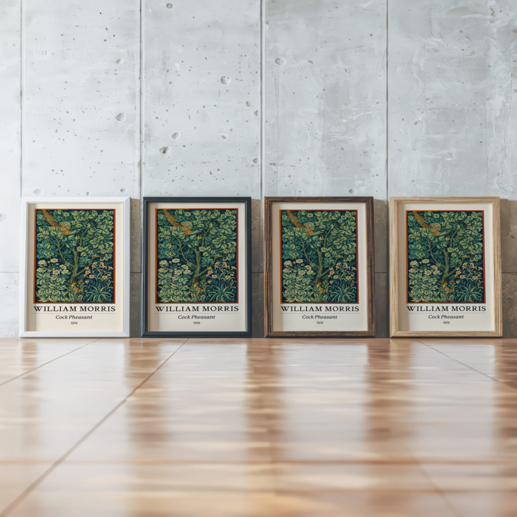 morris 0015 3x4 framed posters mockup