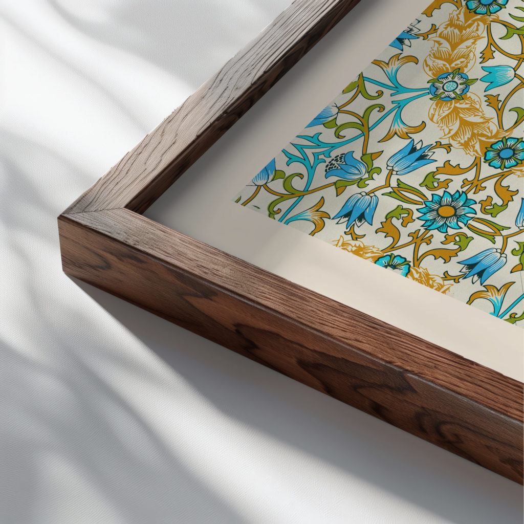 morris 0018 3x4 close up dark wood mockup