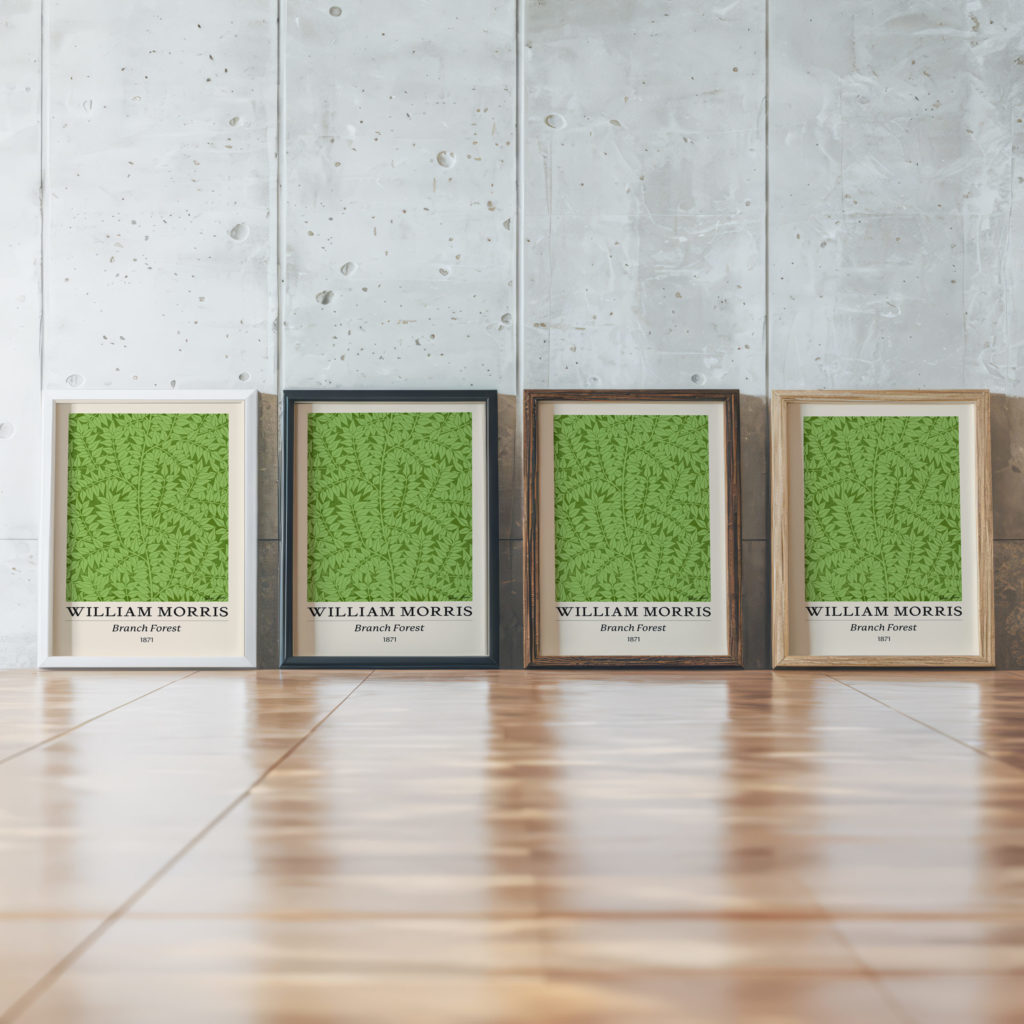 morris 0020 3x4 framed posters mockup