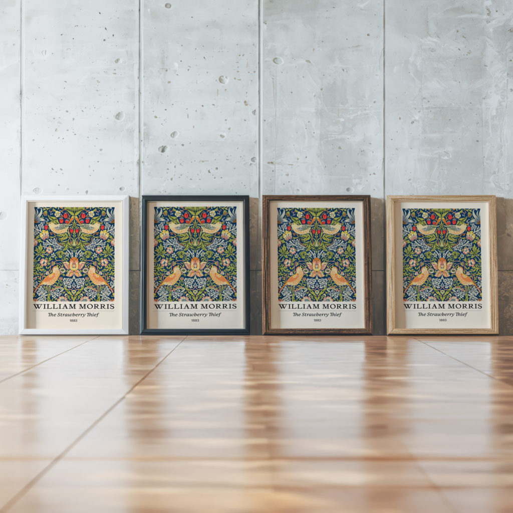 morris 0021 3x4 framed posters mockup