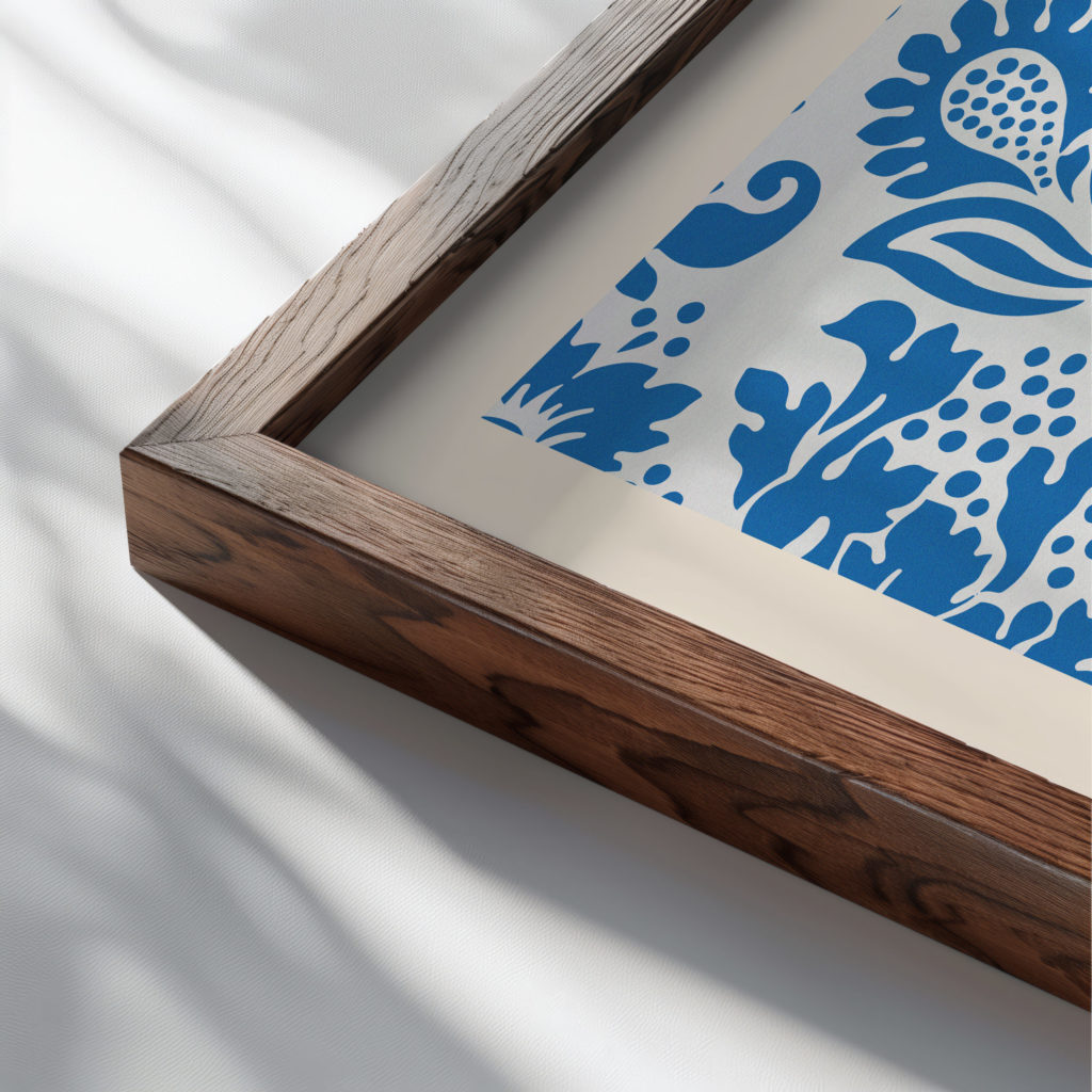 morris 0022 3x4 close up dark wood mockup