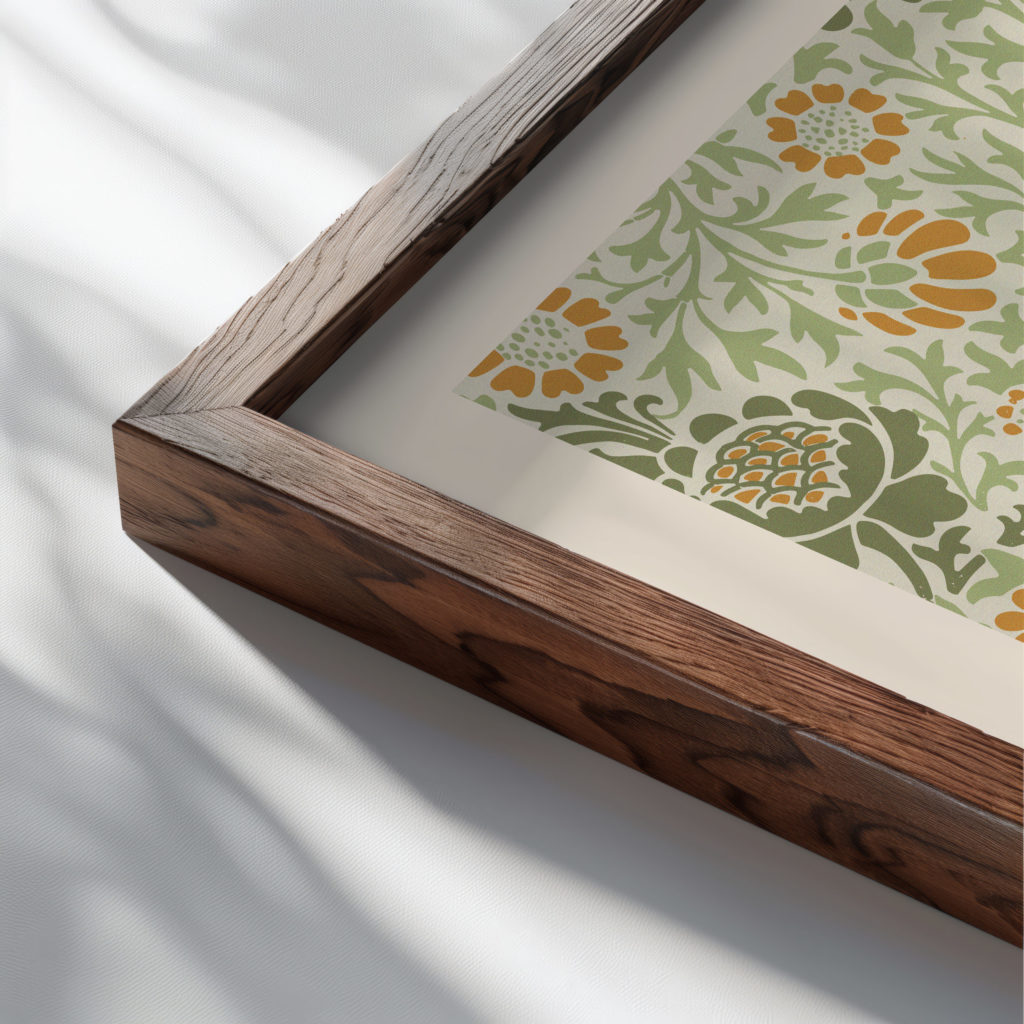 morris 0029 3x4 close up dark wood mockup