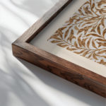 morris 0030 3x4 close up dark wood mockup