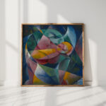 mother and child 1920 fritz stuckenberg high quality print