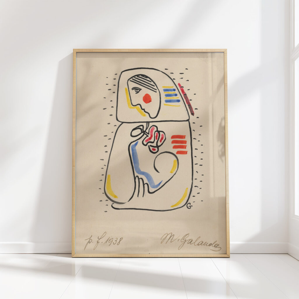 mother matka 1937 mikulas galanda high quality print