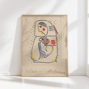 mother matka 1937 mikulas galanda high quality print