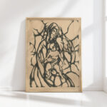 mother with a child 1927 konstantin bauer high quality print