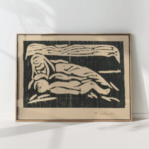 mother with baby 1925 mikulas galanda high quality print