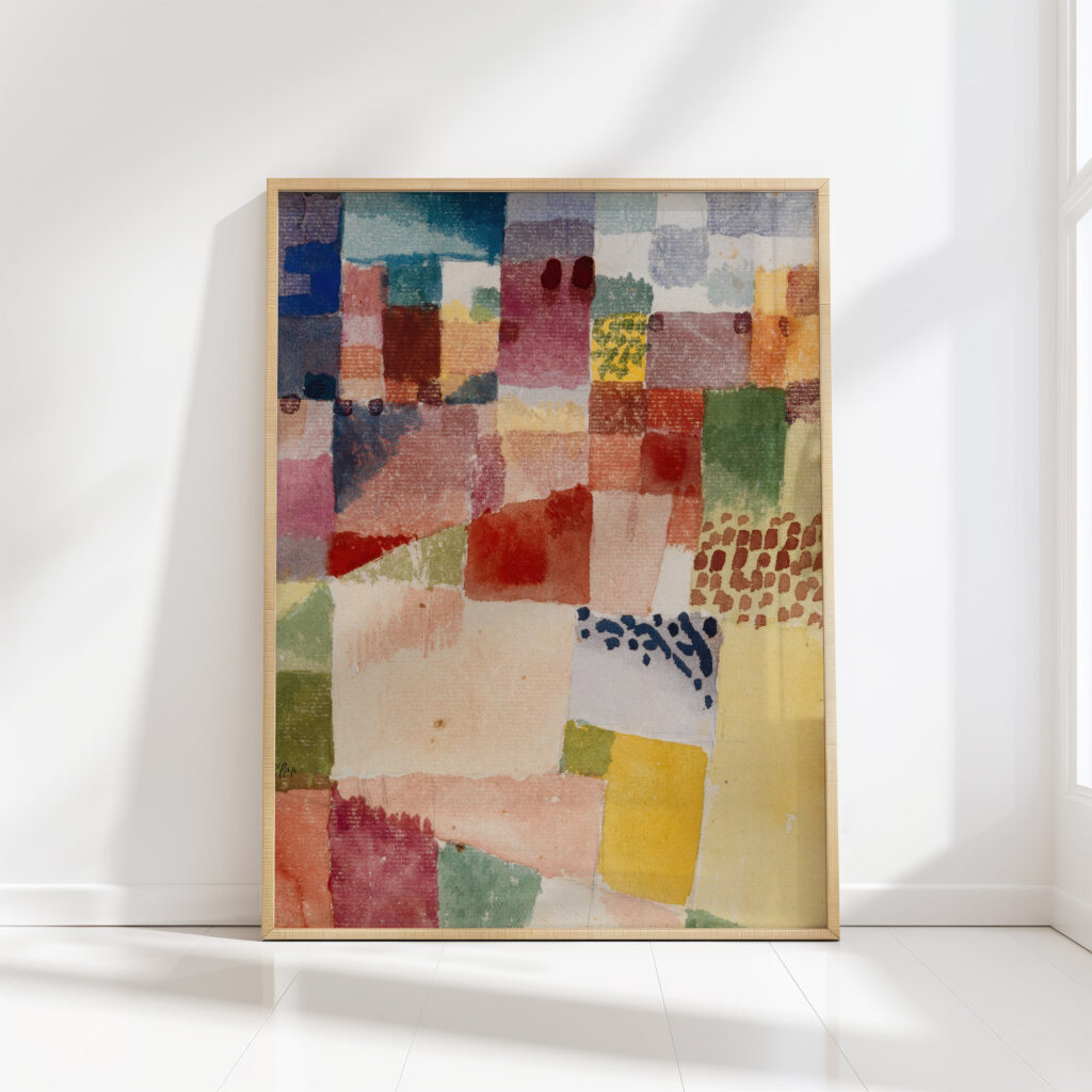 motif from hammamet 1914 paul klee high quality print