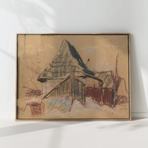 mountain cabin 1929 zolo palugyay high quality print