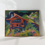 mountain hut 1919 ernst ludwig kirchner high quality print