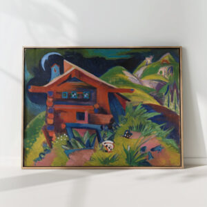 mountain hut 1919 ernst ludwig kirchner high quality print