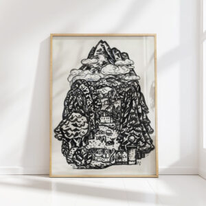 mountain landscape 1891 leo gestel high quality print